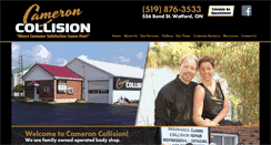 Desktop Screenshot of cameroncollision.com