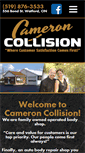 Mobile Screenshot of cameroncollision.com